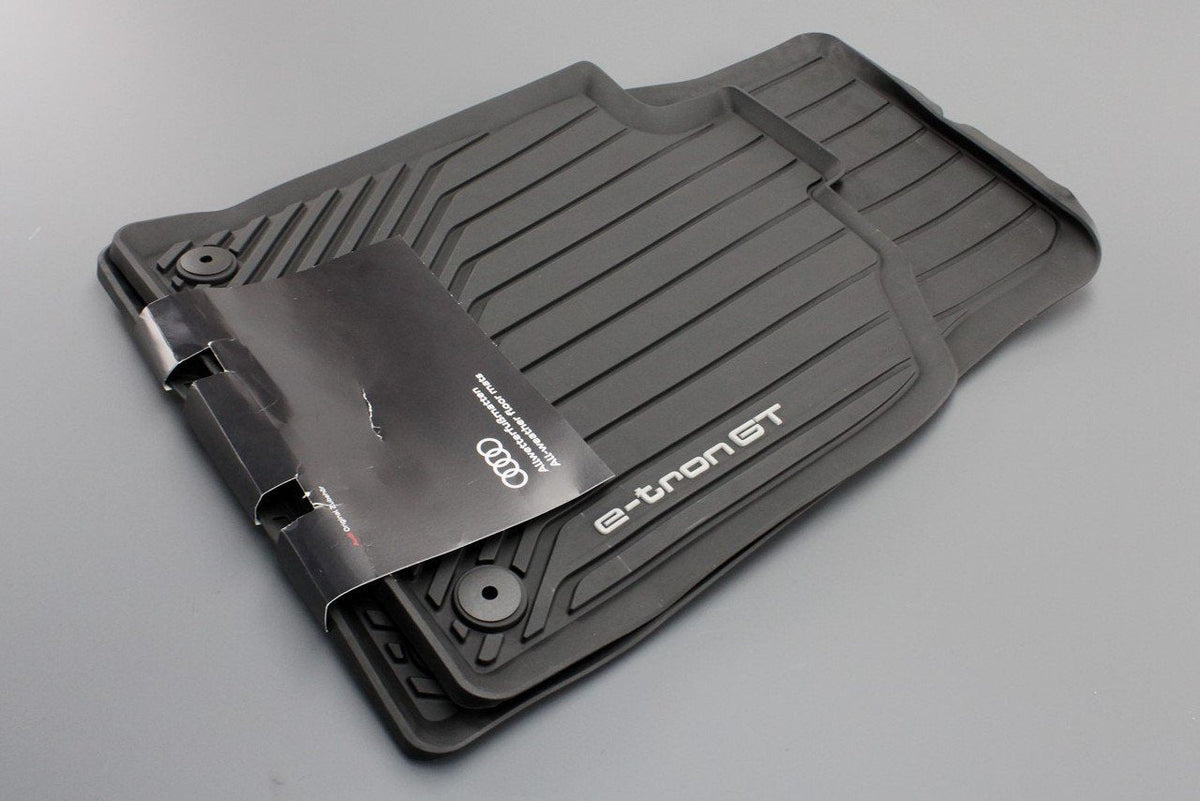 Audi e-tron GT 2021-on rubber floor mats (front) 4J3061501A 041, view 1