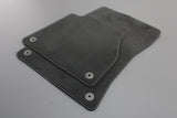 Audi e-tron 19-on front carpet floor mats (black/grey) 4KR863691 JTV