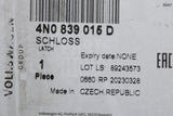 Audi A8 S8 2018-on rear door lock mechanism (left) 4N0839015D