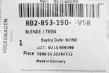 Audi A5 A6 2024-on RHD gloss black dashboard trim (right) 8B2853190 V58