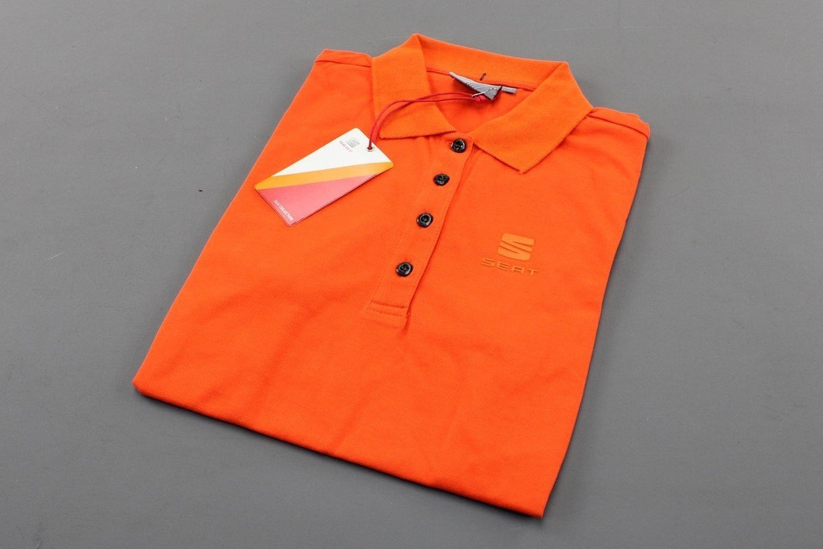 SEAT Women's polo shirt bright orange (medium) 6H1084240B GAC, view 1