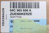 VW Polo up! Audi Skoda SEAT Ibiza 1.0 spark plug set (x3) 04C905606A