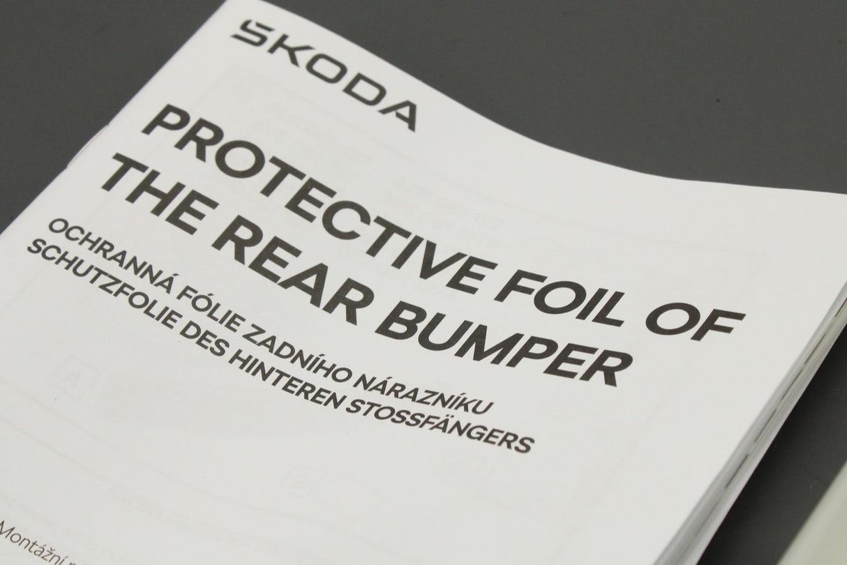 Skoda Kodiaq 2024-on bumper protection film (rear) 57H061197