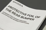 Skoda Kodiaq 2024-on bumper protection film (rear) 57H061197