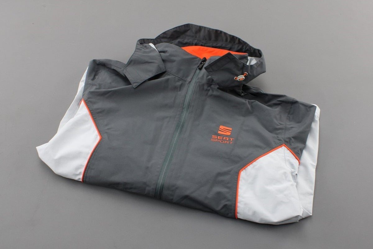 SEAT SPORT men's all weather jacket grey/orange (X Large) 6H1084000D GAF, view 1