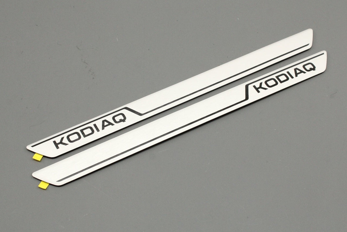 Skoda Kodiaq 2024-on sill trim strips (rear) 57H071303A, view 1