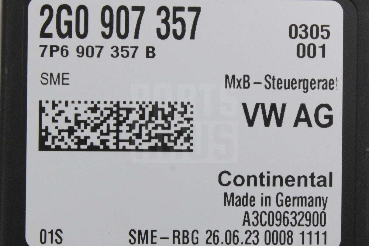 VW Polo AW 2018-on Taigo 22-on headlight range control module 2G0907357