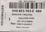 VW Golf MK8 2020-on front bumper grille trim (left) 5H0853763E 9B9