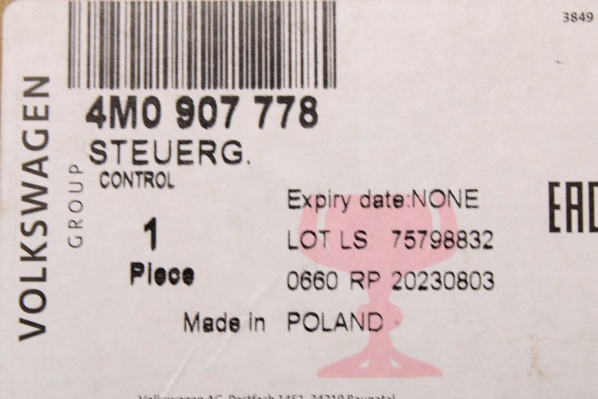 VW Touareg Audi A5 RS6 RSQ8 adaptive suspension control unit 4M0907778