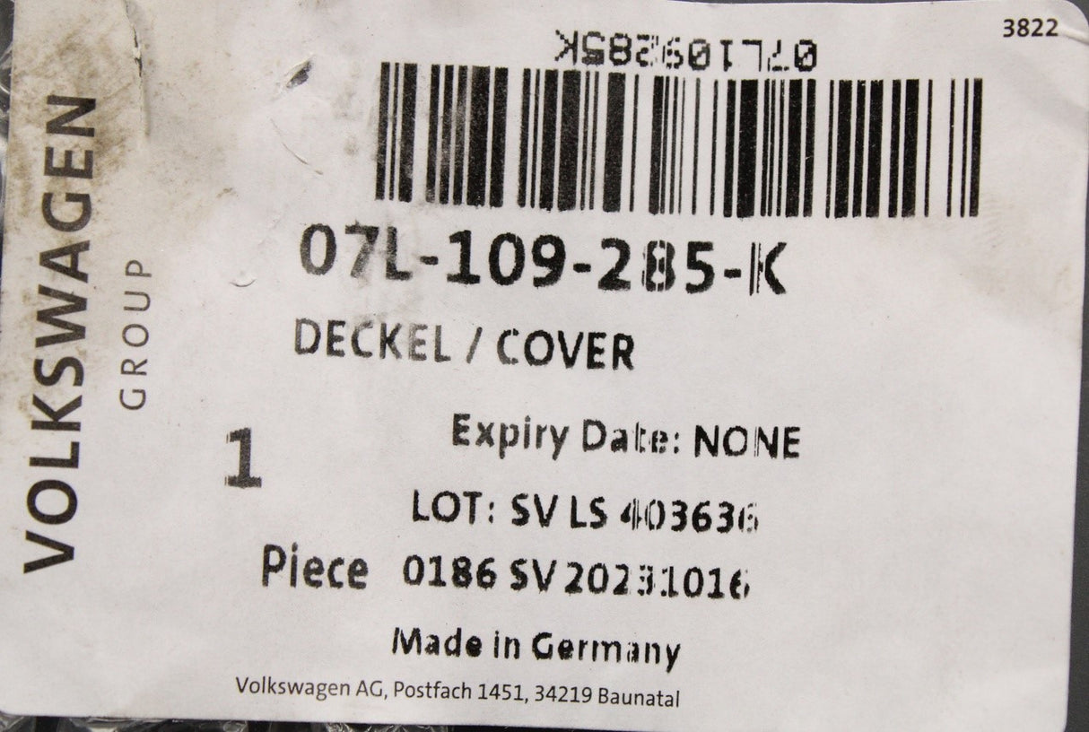 Audi RS4 RS5 4.2 V8 RS6 R8 V10 engine timing cover (left) 07L109285K