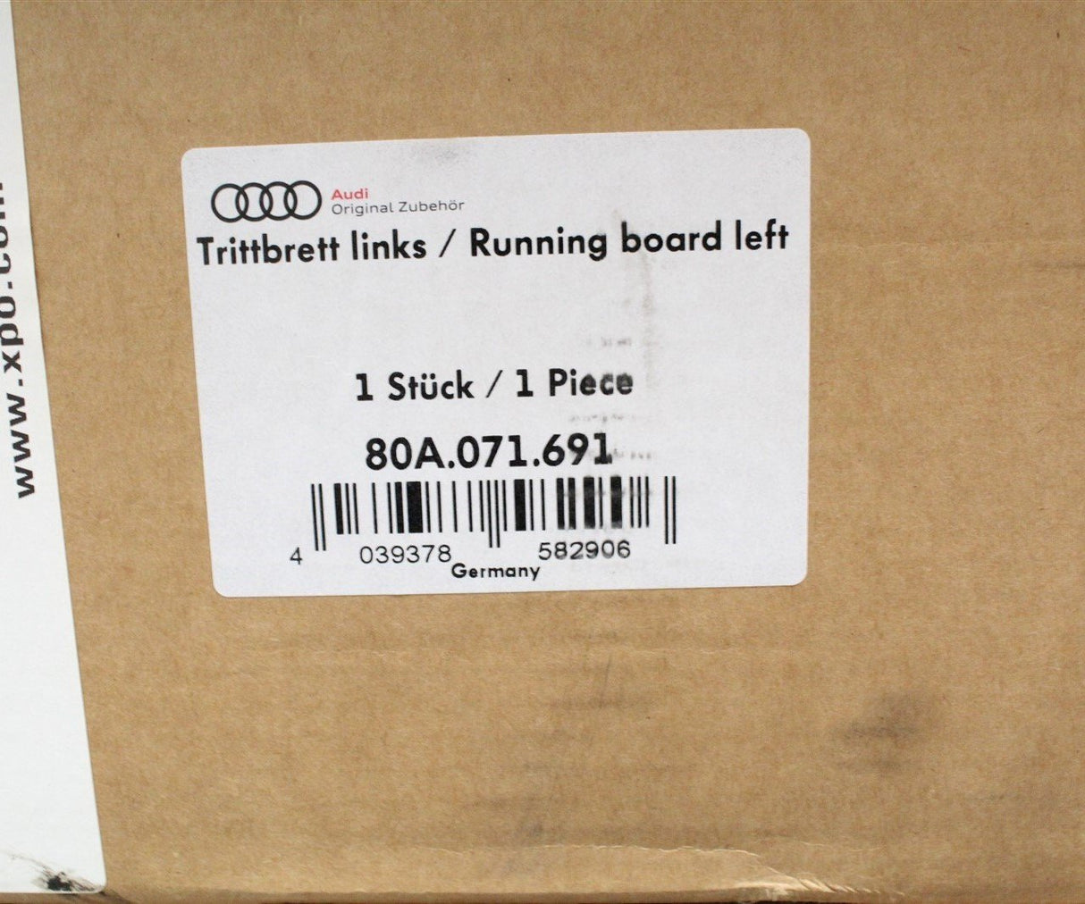 Audi Q5 SQ5 2017-onwards side step running boards 80A071691 80A071691A