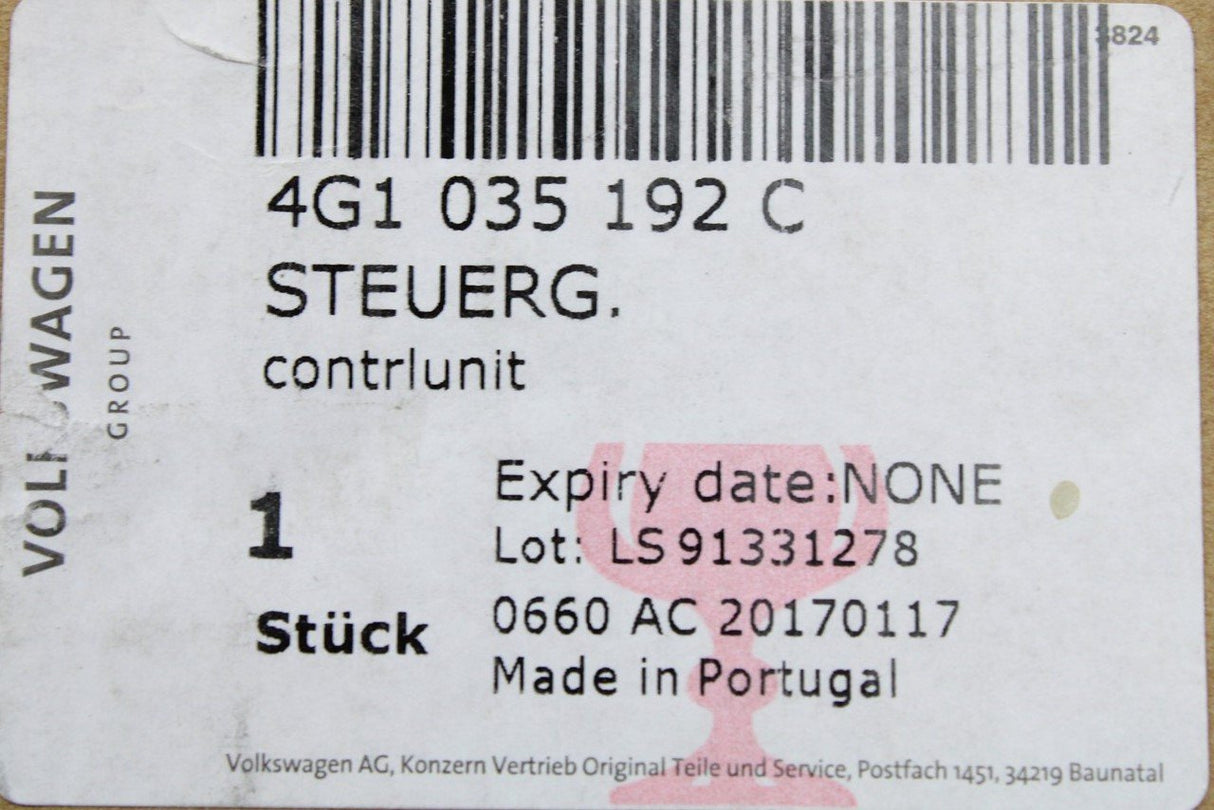 Audi A6 A7 2015-2018 Multimedia control unit RMC 4G1035192C
