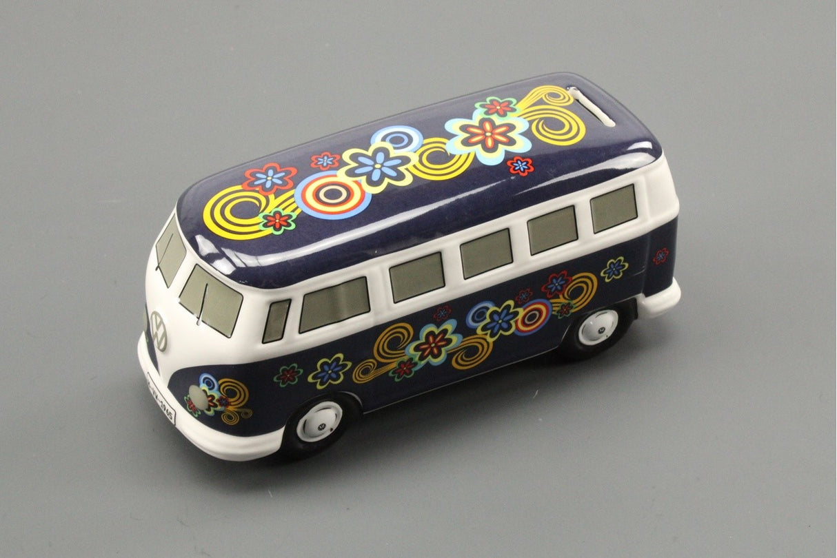 Volkswagen T1 money box (floral design) 1K6087709