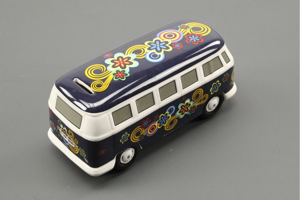 Volkswagen T1 money box (floral design) 1K6087709