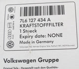 VW Touareg 03-10 V10 5.0 TDI fuel filter element with gaskets 7L6127434A