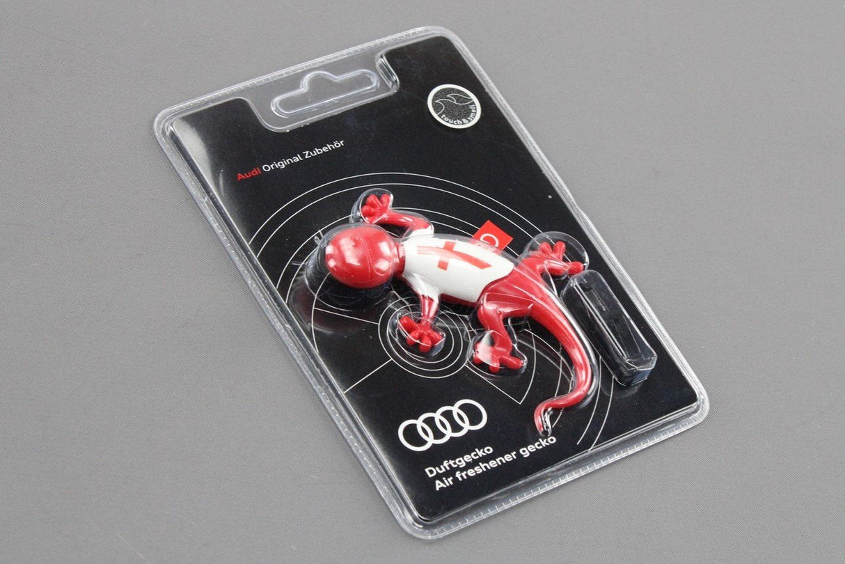 Audi Gecko air freshener England flag version red spicy 000087009AQ