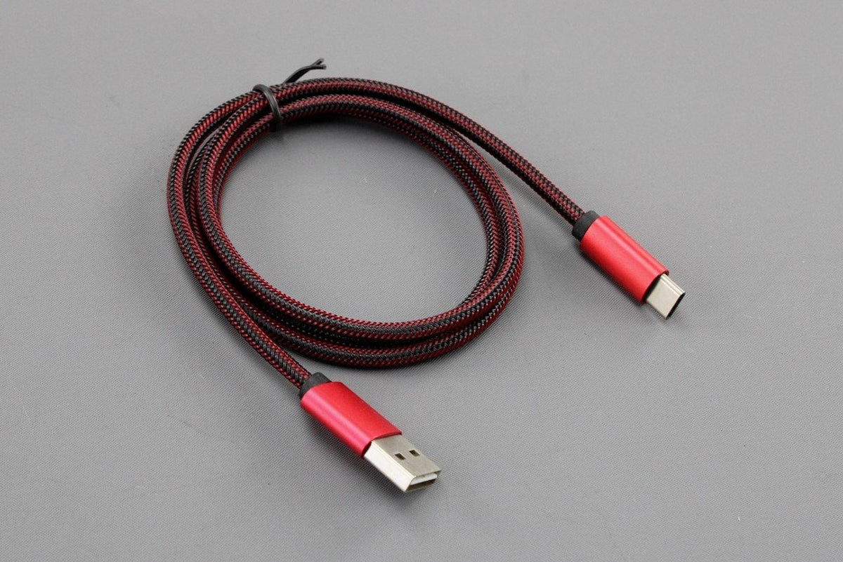 SEAT USB-A to USB-C braided media in cable (60cm) 000051444AL, view 1
