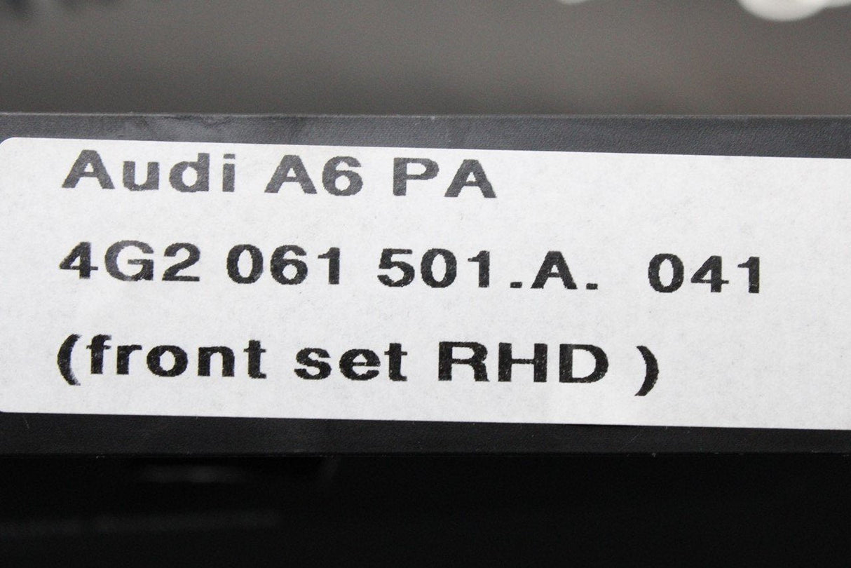 Audi A6 C7 2015-18 rubber all weather floor mats (front) 4G2061501A 041