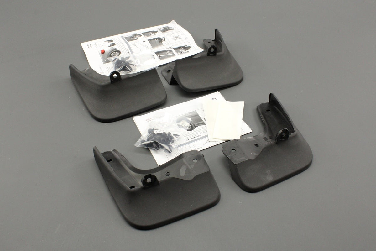 Audi A1 S-line 2019-on accessory mud flaps (front & rear) 82G075106/111, view 1