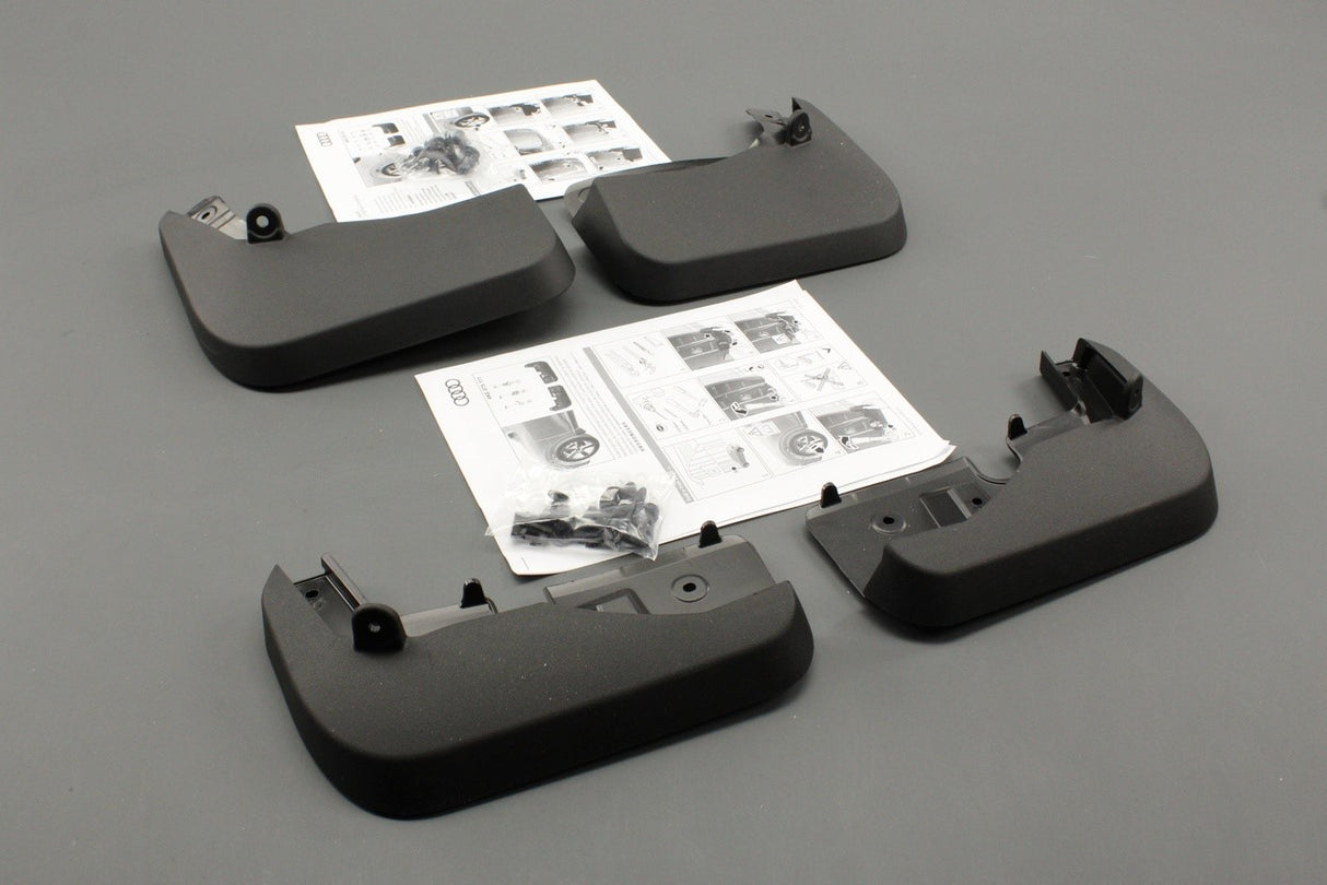 Audi e-Tron 2019-on accessory mud flap set (front & rear) 4KE075101/111
