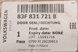 Audi Q3 RSQ3 2019-on inner door seal (front) 83F831721B