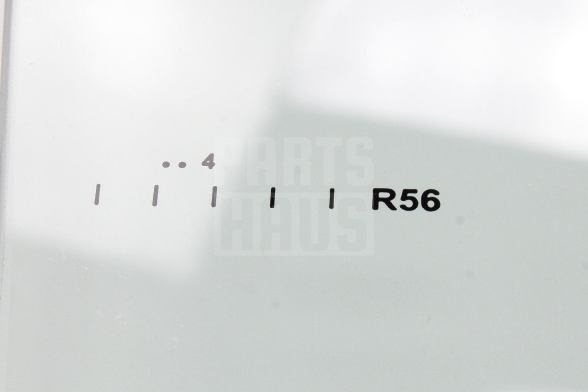 MINI R56 R57 Cabrio front door side window glass (right) 51337147396
