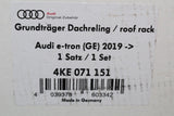 Audi E-Tron 2019-onwards accessory roof bars set 4KE071151