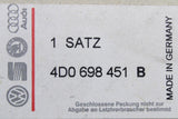 Audi B5 S4 1998-2001 A8 S8 94-99 brake pads set 245mm (rear) 4D0698451B
