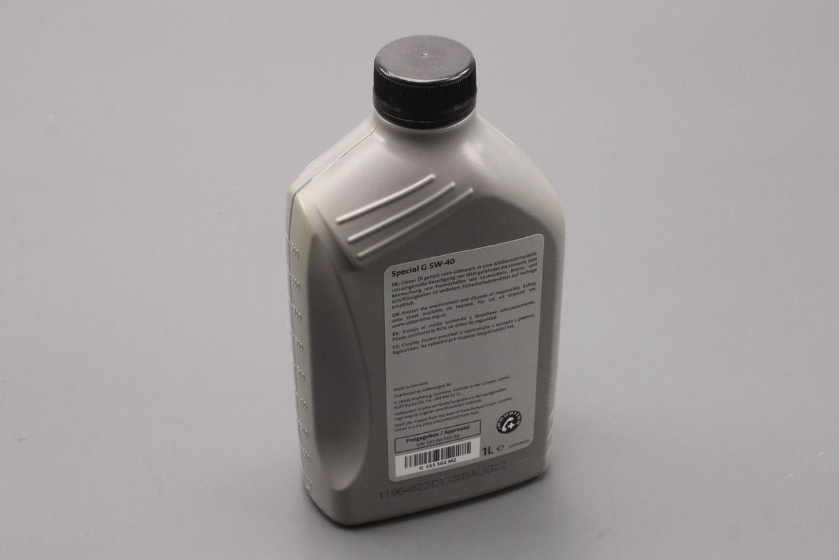 VW Caddy Golf MK8 Skoda light Special G 5W-40 engine oil (1L) GS55502M2