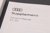 Audi Q3 owners manual (11 2018) 83A012720AB