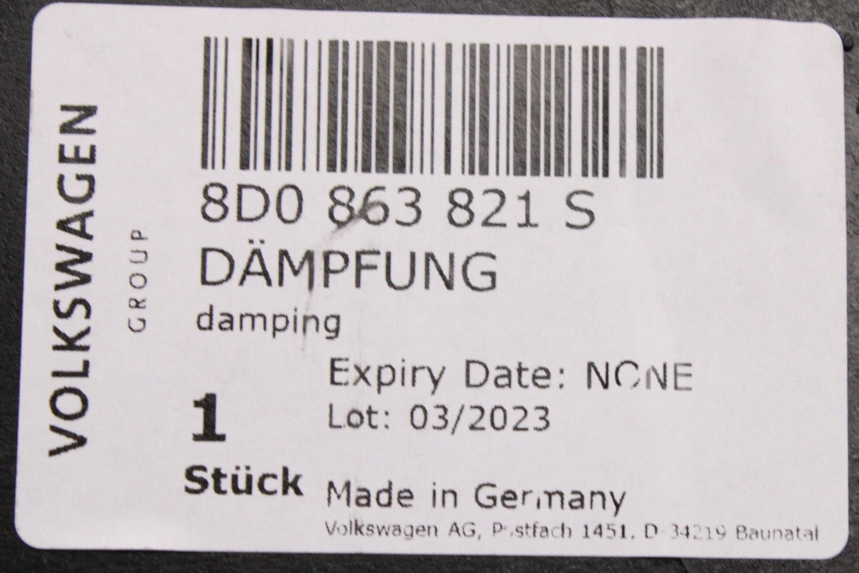 VW Passat B5 B5.1 Audi A4 B5 Skoda Superb engine undertray 8D0863821S