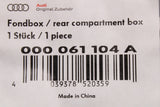 Audi accessory rear seat storage box 000061104A