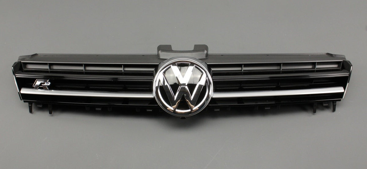 VW Golf R MK7 2013-2016 front radiator grille 5G0853651E ADQ, view 1