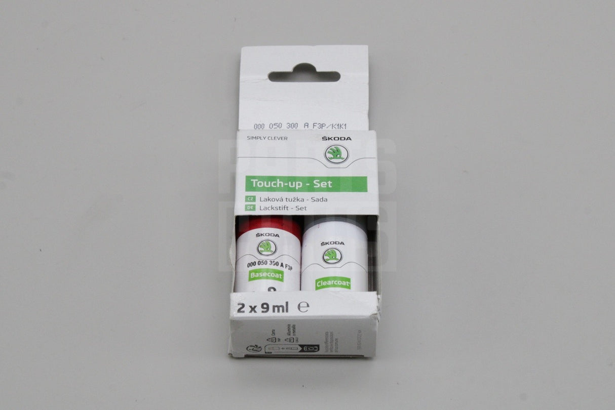 Skoda paint touch up set (Cervena Velvet Metallic Red) 000050300A F3P