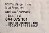 Audi A3 Sportback 2013-2016 mud flaps (rear) 8V4075101