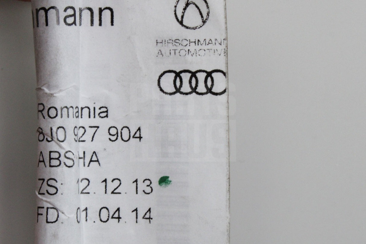 Audi TT TTS 2007-14 TTRS 10-14 ABS wiring harness (rear left) 8J0927904