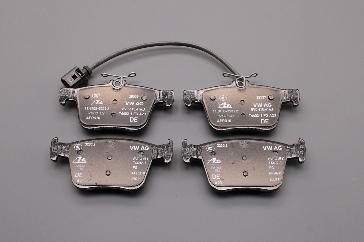 Audi RSQ3 2020-on TTRS 2017-on rear brake pads (310mm discs) 8V0698451K