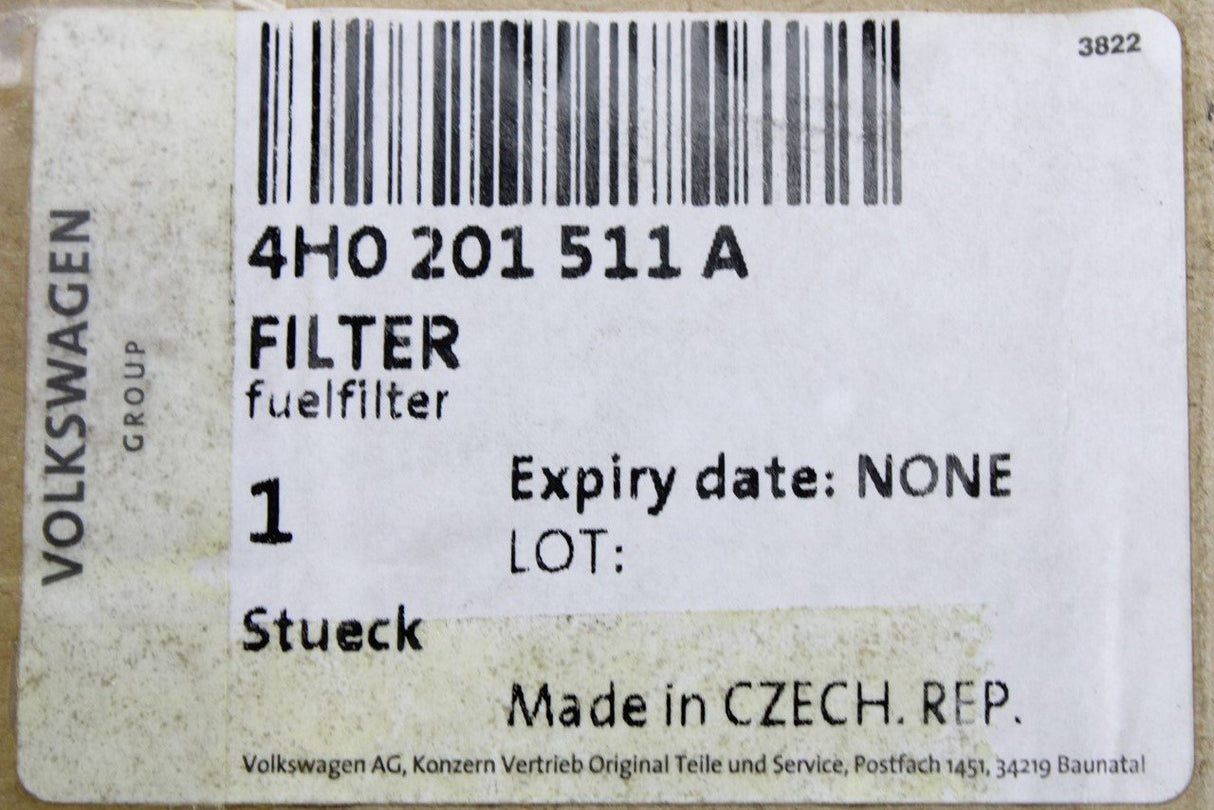 Audi A8 S8 2011-2017 2.0 3.0 4.0 4.2 petrol fuel filter 4H0201511A