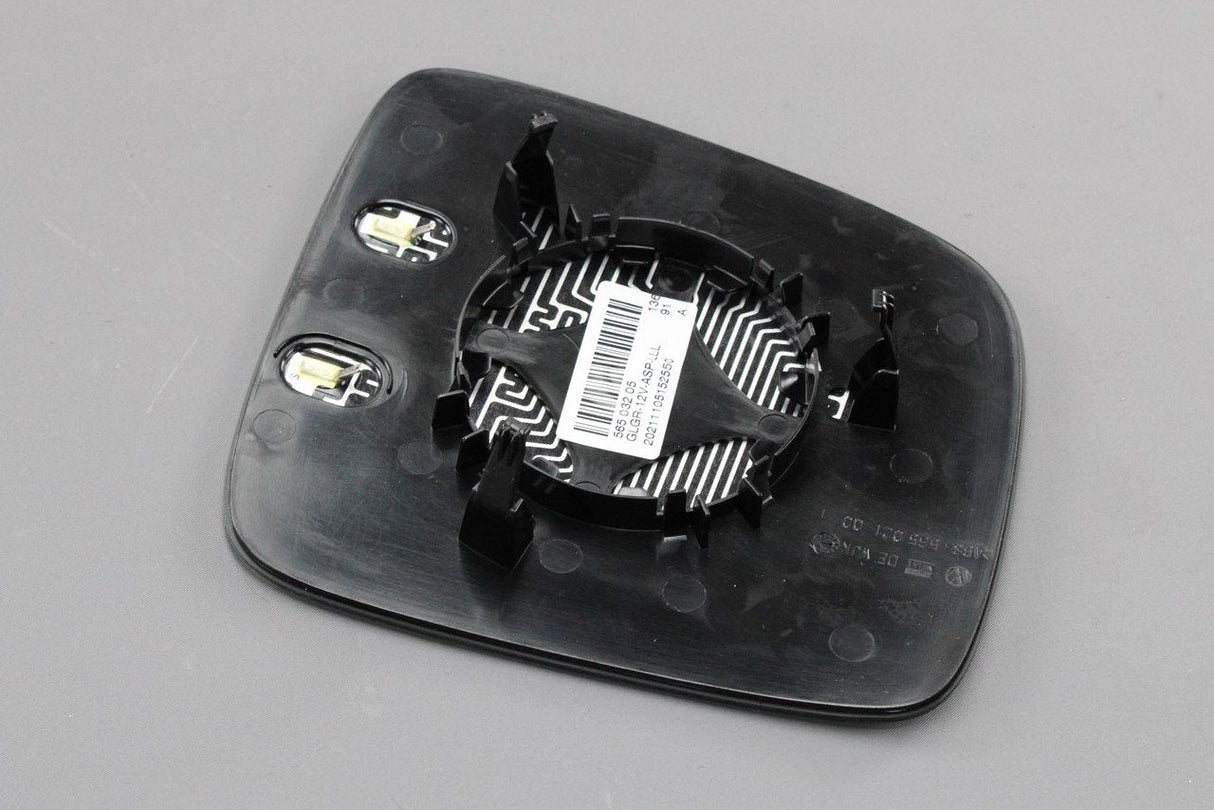 VW Caddy Transporter T5 wing mirror glass LHD ONLY (left) 7H1857521N
