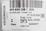 Audi A1 A3 A4 A5 A6 A7 Q2 locking wheel bolt (key code F) 4F0698139C 806