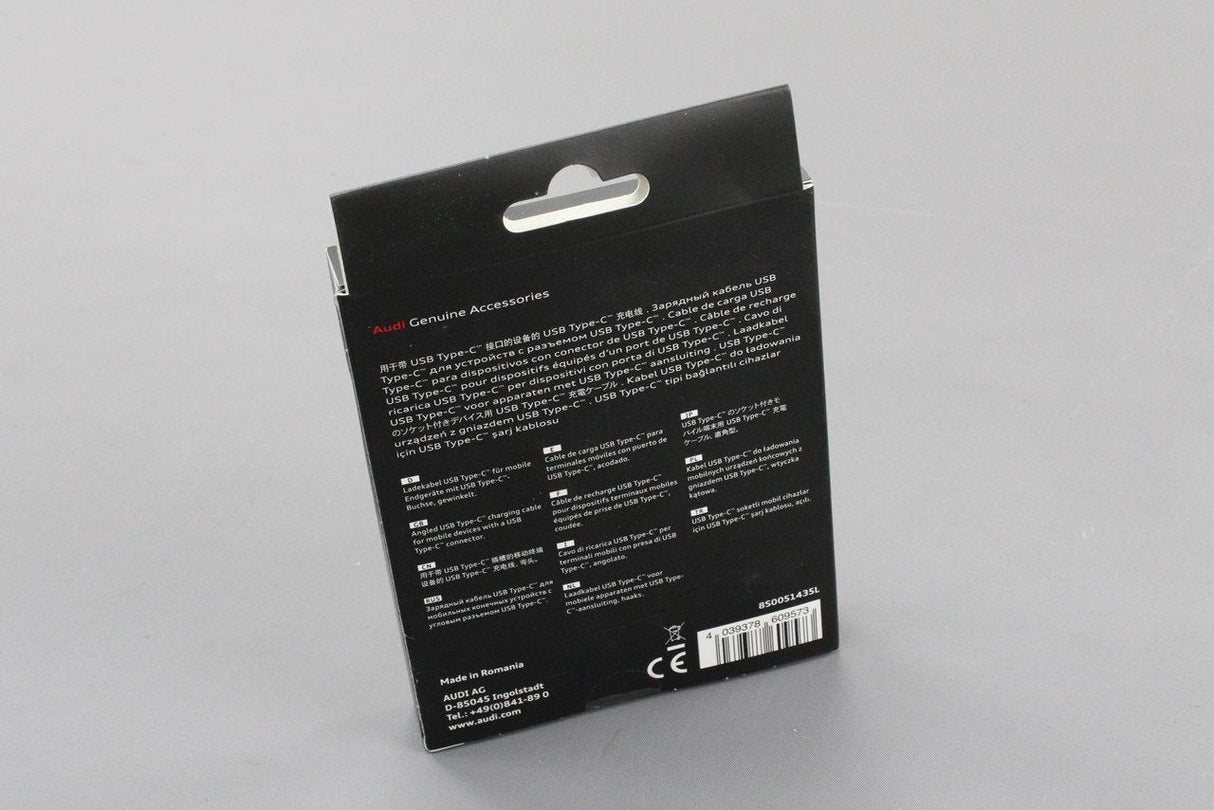 Audi USB-C to USB-C Charging cable (Red/Silver) 8S0051435L