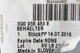 VW Passat B8 2015-on windscreen washer bottle reservoir 3G0955453E