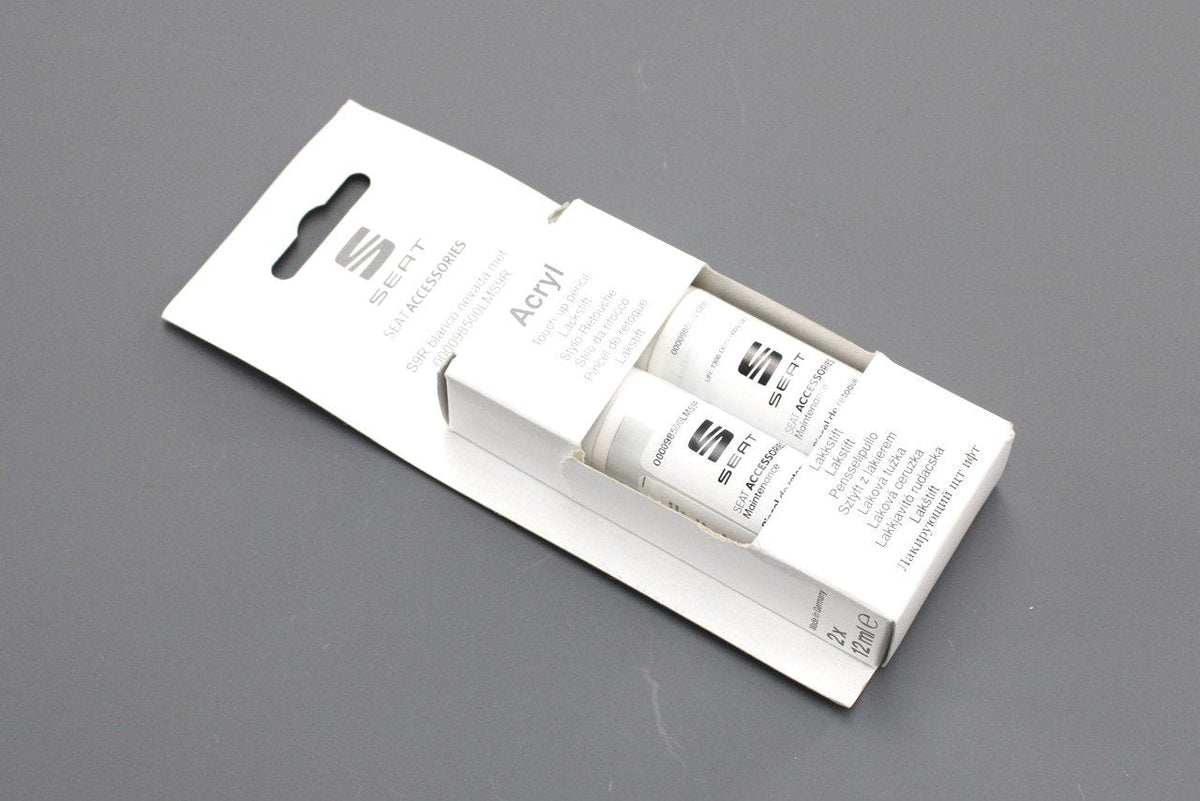SEAT paint touch-up Metallic Glacier White (12ml) 000098500LM S9R, view 1