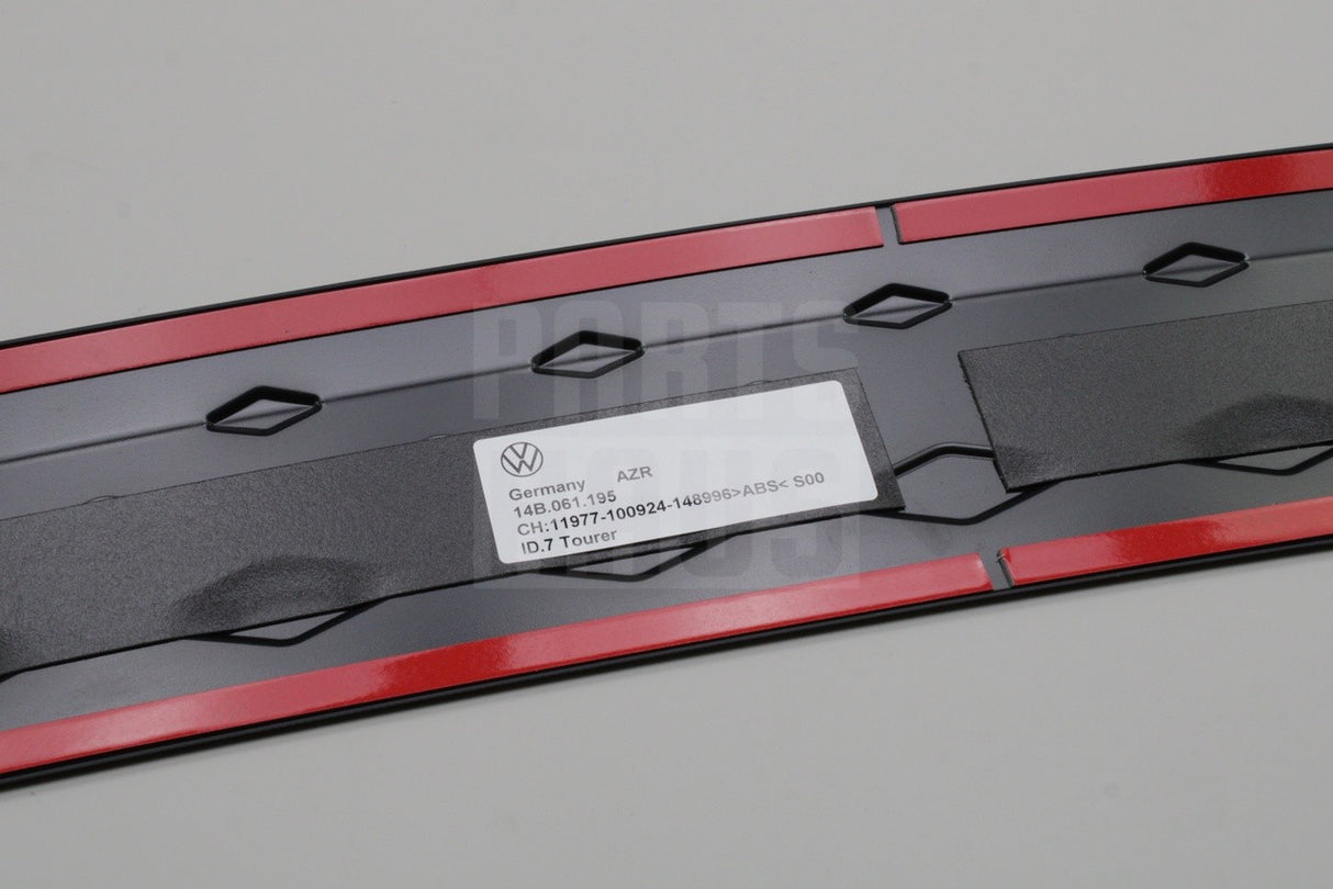 VW ID.7 Tourer 2024-on rear bumper protector (black) 14B061195