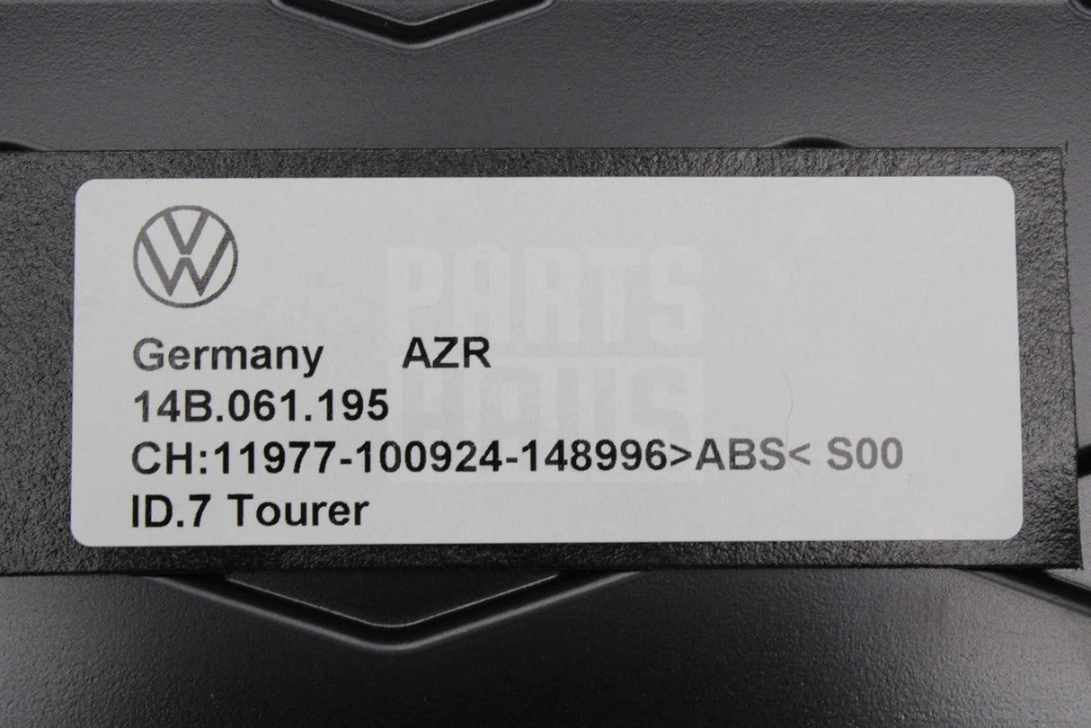 VW ID.7 Tourer 2024-on rear bumper protector (black) 14B061195