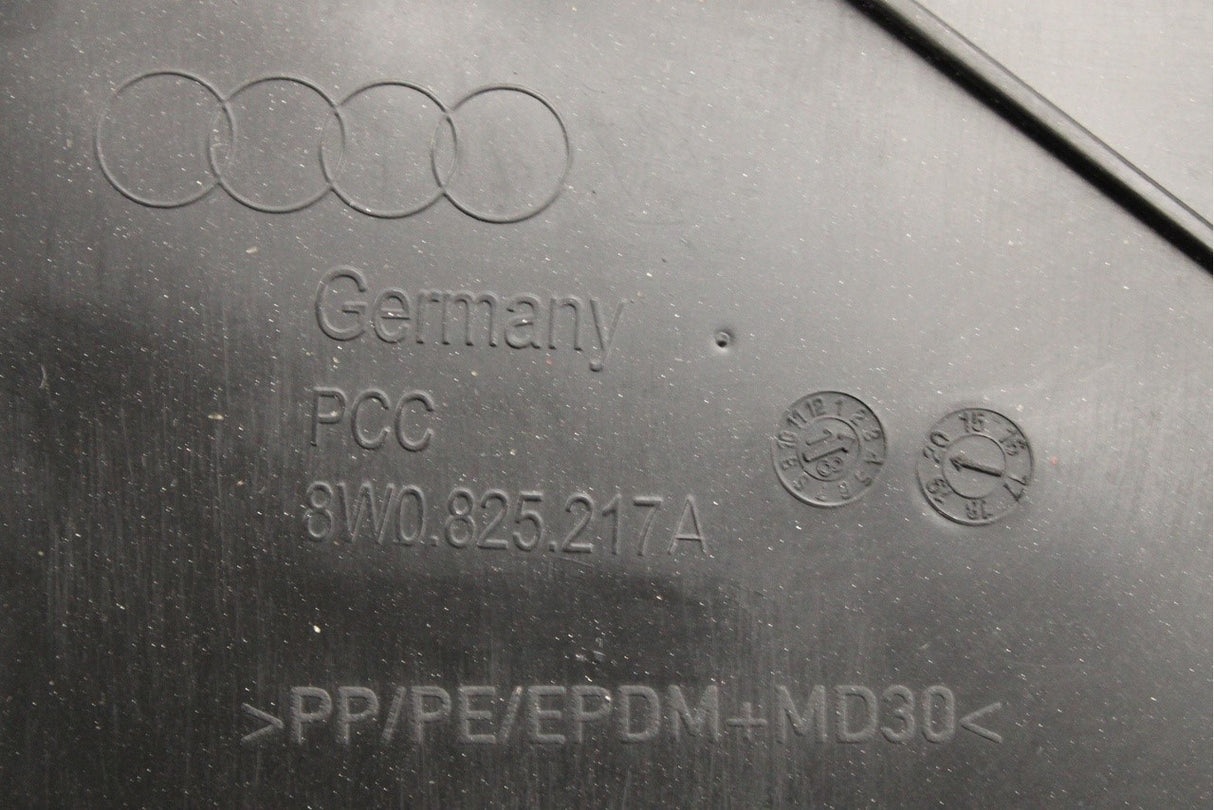 Audi A4 B9 2016-on rear underbody trim (left) 8W0825217A