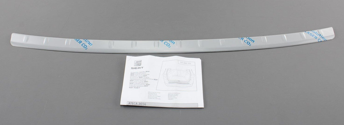 SEAT Ateca 17-On rear bumper load protector (stainless steel) 575061155, view 1