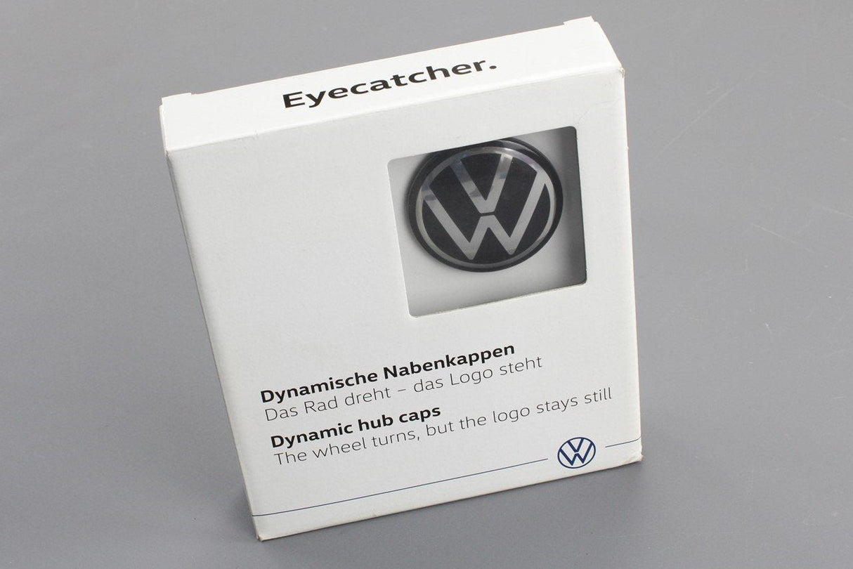 Volkswagen dynamic self levelling alloy wheel centre caps x4 000071213D