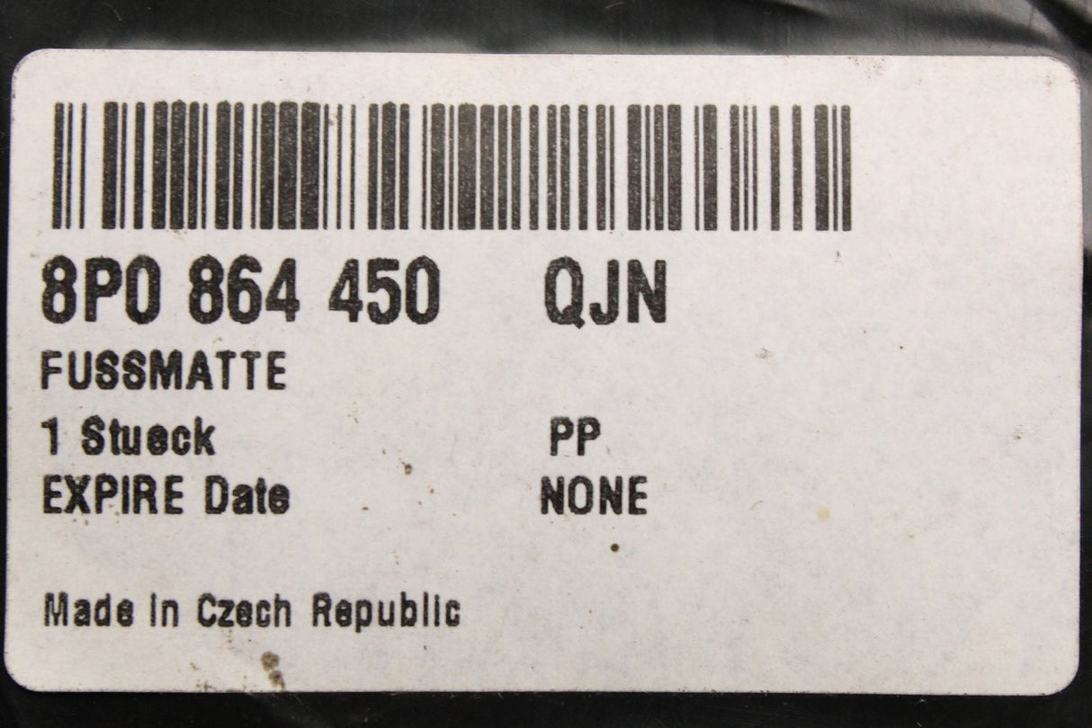 Audi A3 8P 2004-2013 floor mats (rear) 8P0864450 QJN