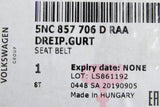 VW Tiguan 2016-on seat belt with tensioner (front right) 5NC857706D RAA